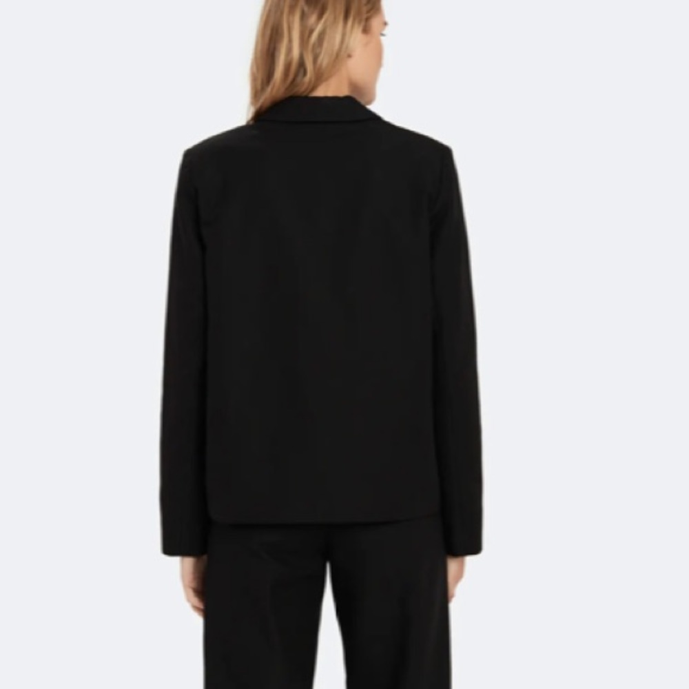 Magda Compact Twill Jacket In Black - Picture 8 of 8